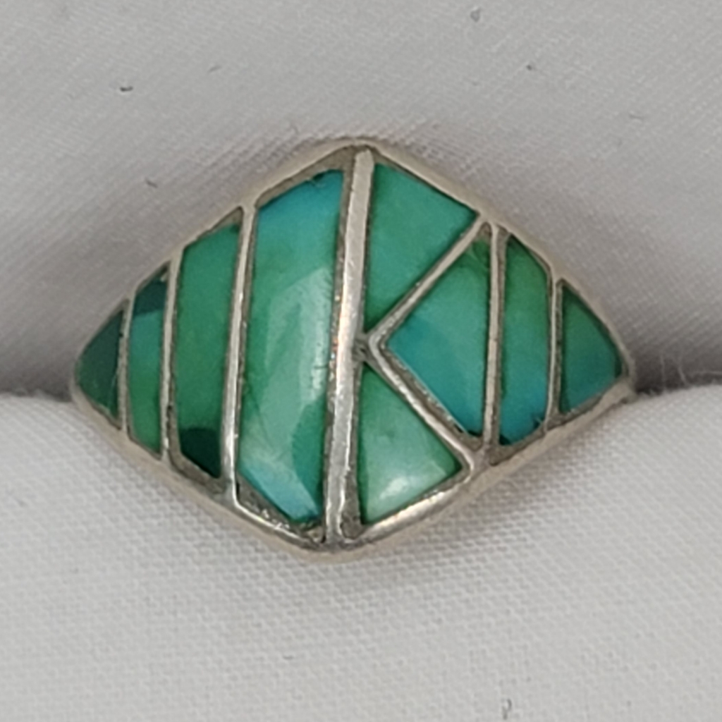 Vintage Tourquose Silver Ring Indian Jewelry